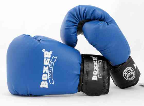 Рукавички боксерські BOXER 6 oz Шкірвініл Вишневе
