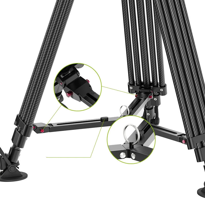 Штатив для высоких нагрузок до 25кг карбоновый 78-165см Ulanzi VideoFast T046 Киев - изображение 3