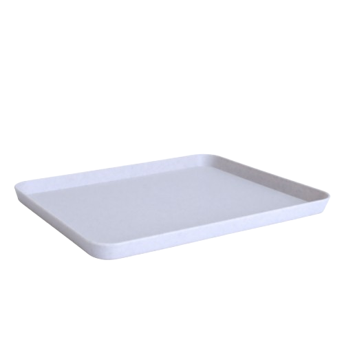 Таця 30*21*2см пластик бежевий флок 169098 Алеана Житомир - изображение 1