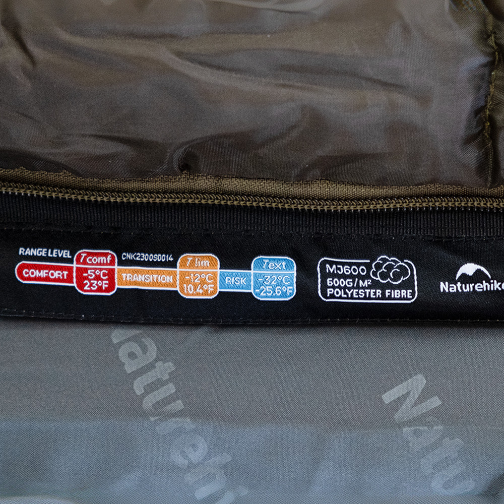 Спальник з капюшоном Naturehike CNK2300SD014 MJ600 Січ, зелений Киев - изображение 15