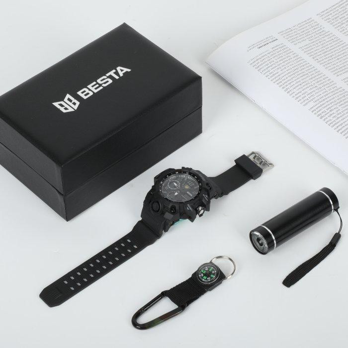 Мужские наручные часы Besta Box Peremoga Light с компасом + подарочный набор Киев - изображение 3