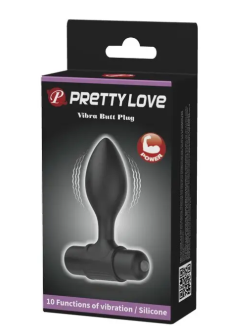 Силиконовая вибропробка Pretty Love - Vibro but plag 10 режимов вибрации Sex Aura Киев - изображение 8