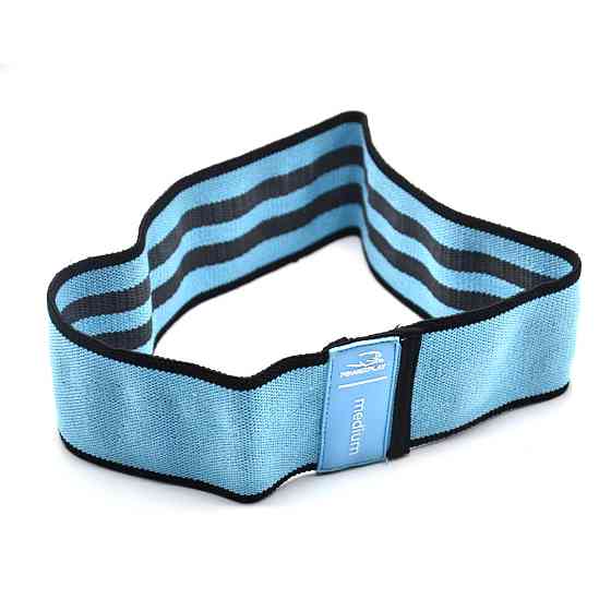 Тканева гумка для фітнесу спорту тренувань реабілітації PowerPlay 4111 Hip Band L Light 76cm Київ