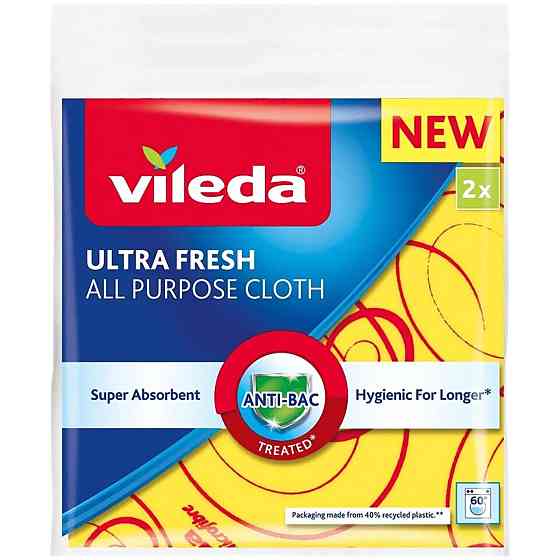 Салфетка универсальная антибактериальная Vileda Ultrafresh, 2шт Киев