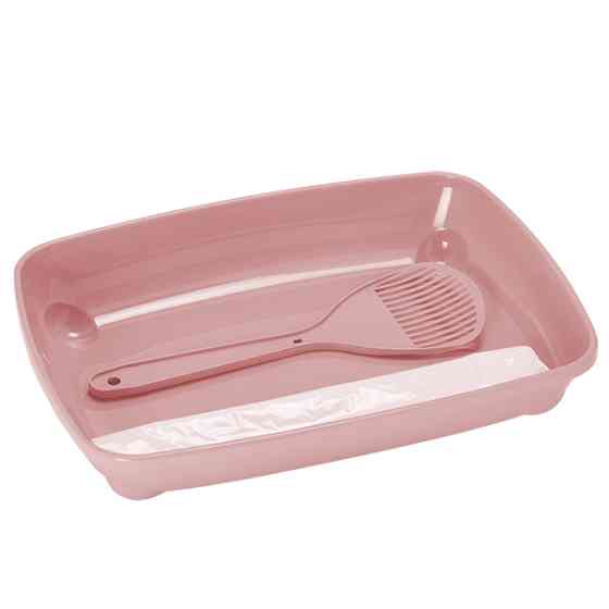 Moderna Kitten Starterkit МОДЕРНА СТАРТЕРКІТ туалет для кошенят, набір з пакетиками та лопаткою 37x27x6см Київ