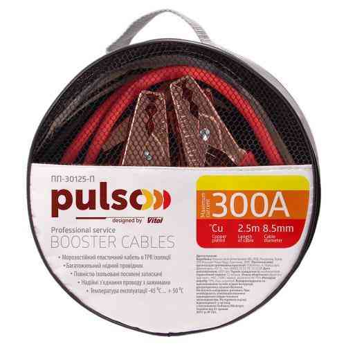 Пускові дроти PULSO 300А до -45°С, довжина 2,5 м у чохлі Харків