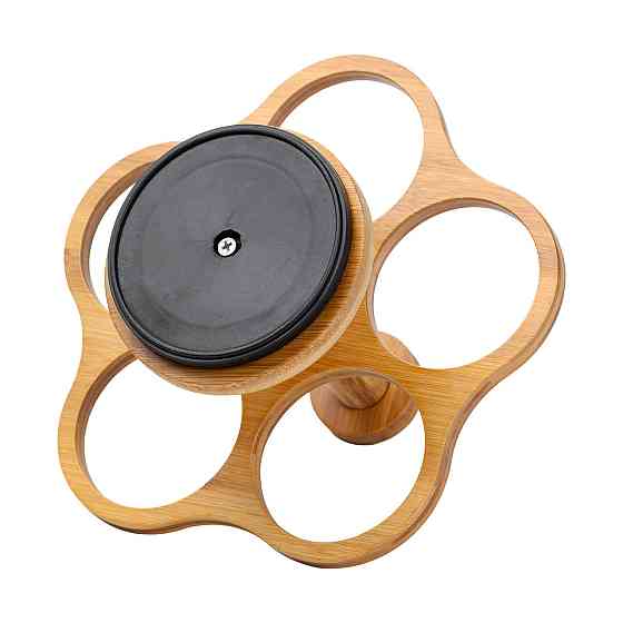 Набір для сипучих продуктів 5 банок по 120 на бамбуковій підставці HP1232 Київ