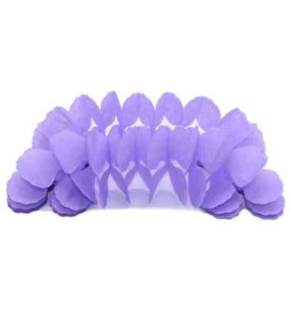 Гирлянда растяжка бумажная 3 м 16 на 11 см сиреневый Киев