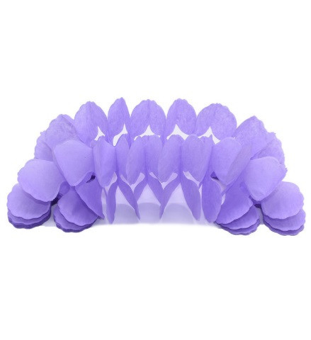 Гірлянда розтяжка паперова 3 м 16 на 11 см бузковий Київ - фото 1