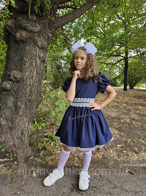 Красивое школьное платье с кружевом 116-134 Кривой Рог - изображение 10