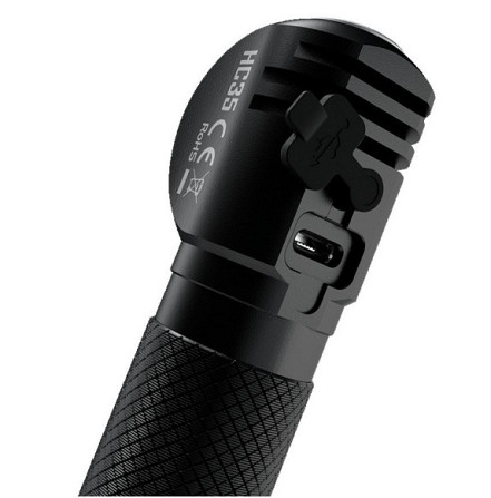Налобний ліхтар Nitecore HC35 CREE XP-G3 S3 2700LM + Акумулятори 21700 Вінниця - фото 6