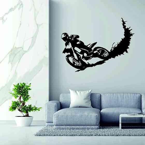 Декоративне настінне Панно «Мотокрос», Декор на стіну Київ