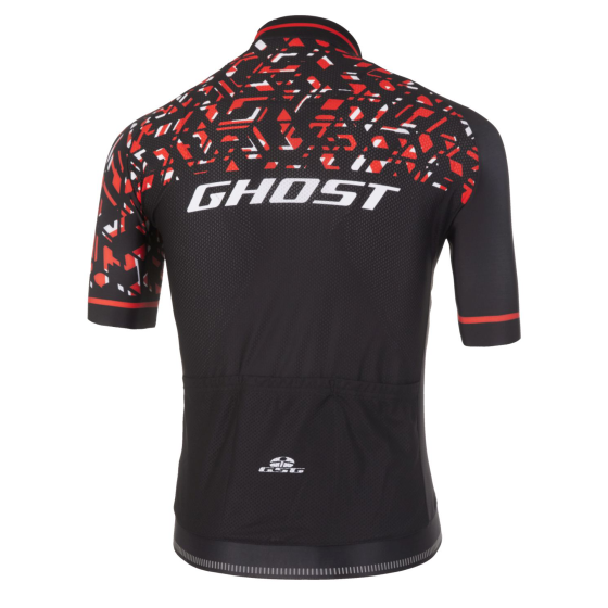 Джерси Ghost Factory Racing, Short, XL, черно-красно-белое Київ