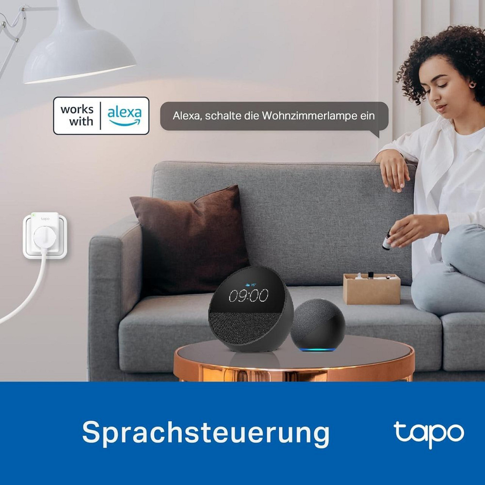 Розетка Tapo P100MA белая Mini Matter Certified Wi‑Fi 2.4GHz дистанционное управление таймер расписание Alexa Киев - изображение 8