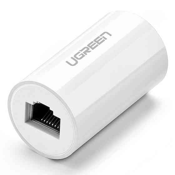 Защитный Ethernet-адаптер от грозы Ugreen RJ45 NW116 20391 (Белый) Николаев