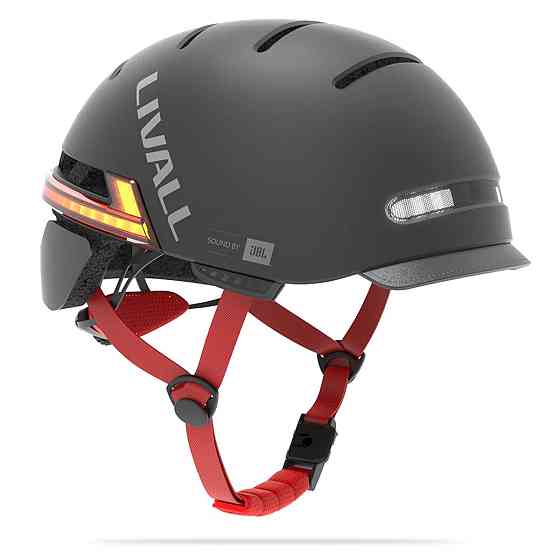 Захисний шолом Livall BH51M NSO (L) Black (57-61см), акустика JBL, мікрофон, сигнали поворотів та стопів, додаток, пульт BR80, застібка, Bluetooth (LI Киев