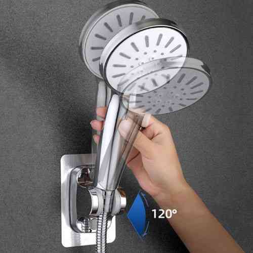 Держатель для душевой лейки с регулировкой угла наклона, настенный клейкий Винница