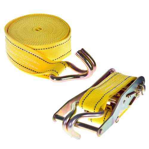 Стяжний ремінь 5Т ST-212D-12 YL 50 мм х 12 м з механічним тросом Харків