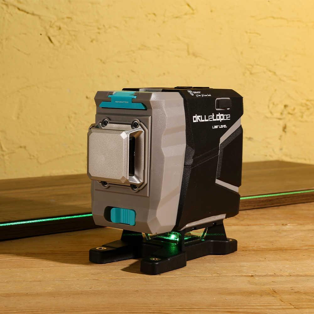 Лазерний рівень Deko 3D (12 ліній) Відкалібрований Зелений промінь Нівелір Київ - фото 7