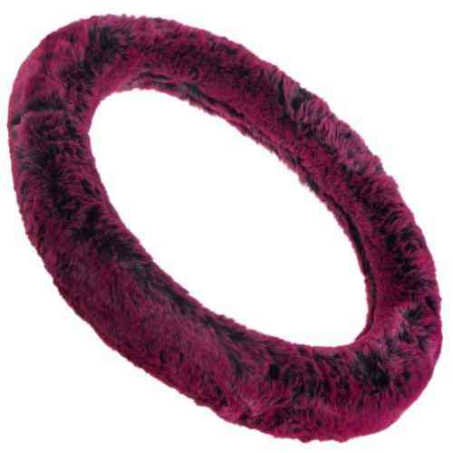 Чохол на кермо VLOD-F101 BK/PRL M пурпуровий мех Харків