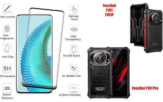 Захисне скло HyperGlass Pro для Fossibot F101, F101P, F101 Pro – максимальна чутливість та захист Київ