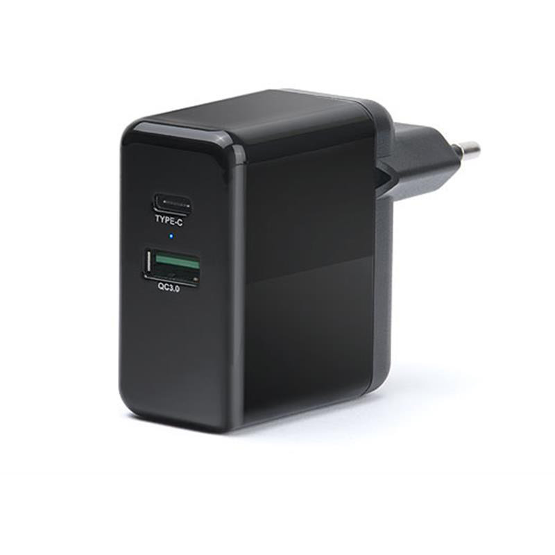 Мережевий зарядний пристрій REAL-EL CH-350 QC3.0 (2USB, 3A) Black Чорний Харків - фото 6