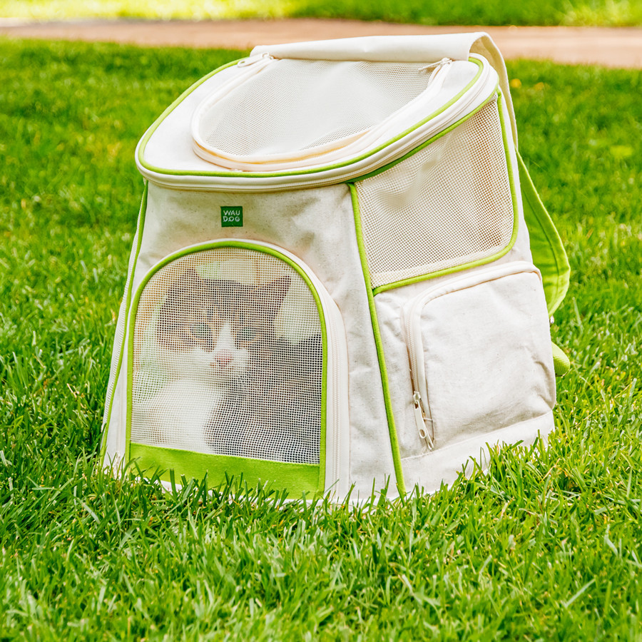 Рюкзак-переноска для котов и собак WAUDOG Relax Eco, 40*40*26 см, до 8 кг Киев - изображение 8