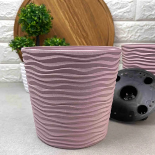 Вазон Ф'южн зі вставкою 23,5*22см низький фрезія Алеана Житомир