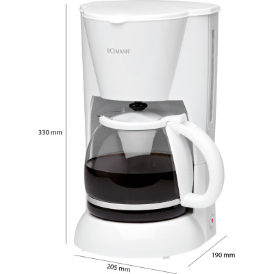 Капельная кофеварка Bomann КА 183 CB white (КА183CB white) Винница - изображение 2