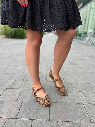 Zemira Балетки жіночі ZEMIRA леопард натуральна замша 36р. (5511) Коломия