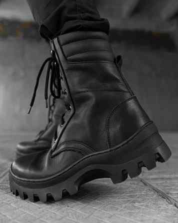 Зимние тактические ботинки F-1 black ВТ0464 Одесса
