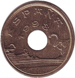 Країна Басків. Монета 25 песет. 1993 рік, Іспанія.(Г) Полтава - фото 1