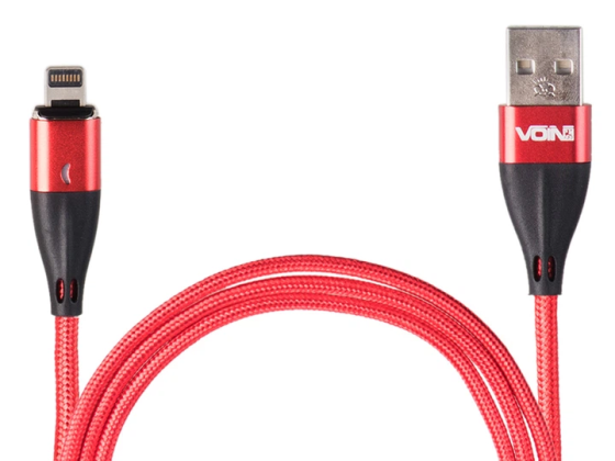 Кабель магнитный USB VL-6101L Lightnig 3A 1м Харьков