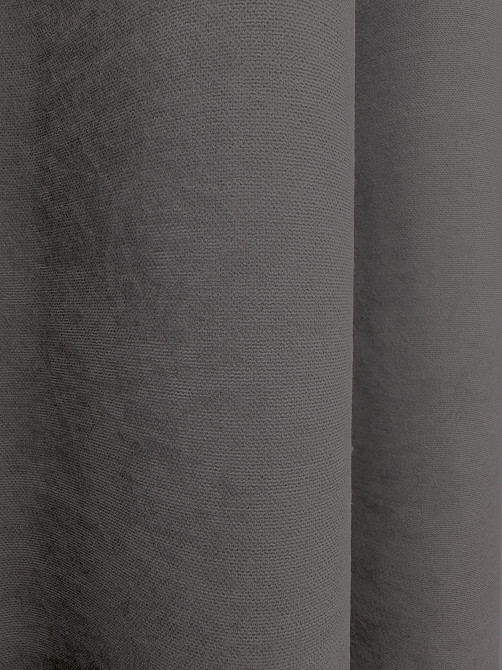 Комплект готових штор VR-Textil Мікровелюр Petek № 1484ш Сірий 100х290 см 2 шт (31-771) Київ - фото 16