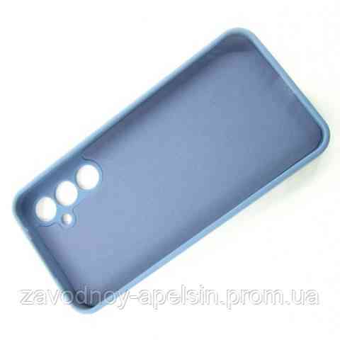 Samsung A54 A546 Чохол силіконовий Захист камери (синій) Одеса