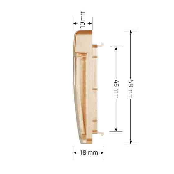 LIVOLO Кришка для розетки LIVOLO IP44 – захист від вологи та бризок, золота (VL- -2A) Коломия