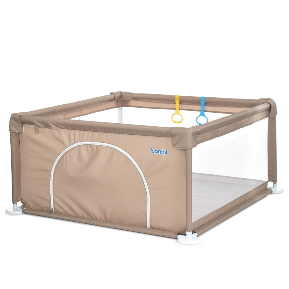 Дитячий манеж MR 1339-BG, бежевий, ширина з ніжками 132 см Вінниця - фото 1