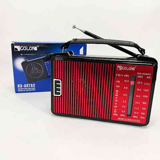 Міні радіо GOLON RX-A08, Радіоприймачі фм, Фм радіоприймач від мережі 220в, Найпростіший радіоприймач MX-32 Львів