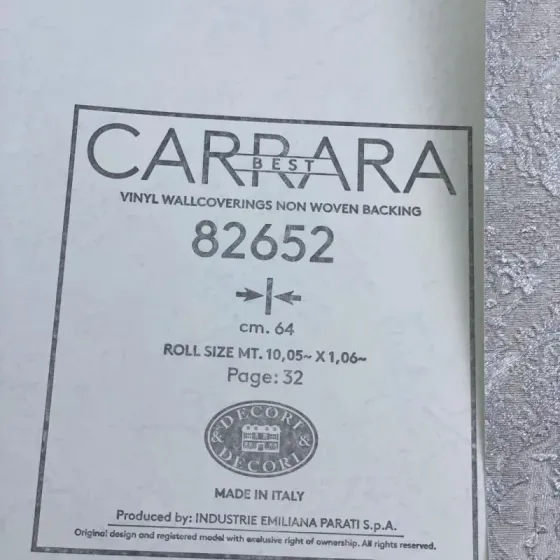 Шпалери Emiliana Parati Carrara Best 82652 Київ