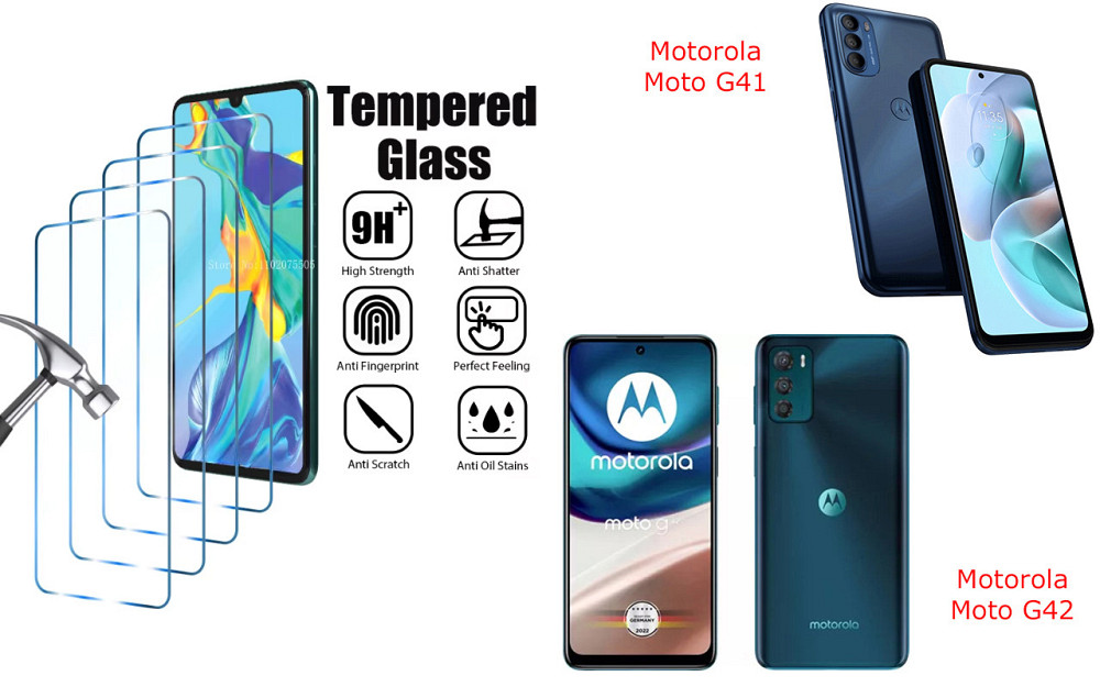 Захисне скло ArmorGlass для Motorola Moto G41, Moto G42 – стійке до подряпин та ударів Київ - фото 1