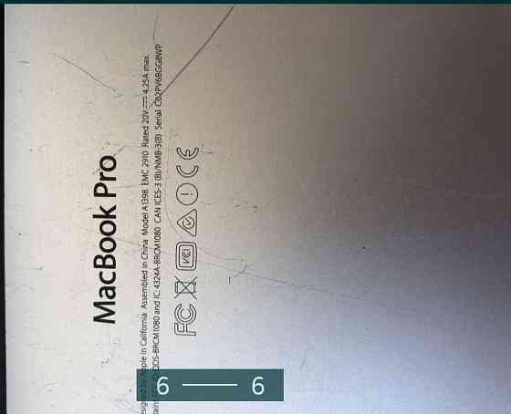 Ноутбук MacBook Pro Retina 2015 Core i7 SSD 512Gb. 16Gb ОЗП Iris Pro 153 Київ