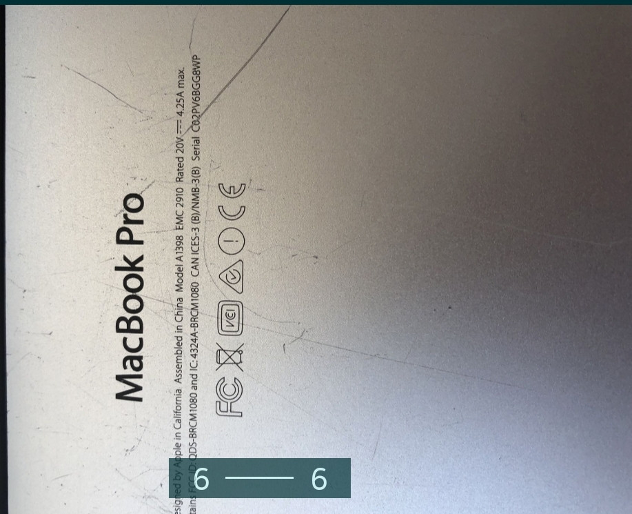 Ноутбук MacBook Pro Retina 2015 Core i7 SSD 512Gb. 16Gb ОЗП Iris Pro 153 Київ - фото 4