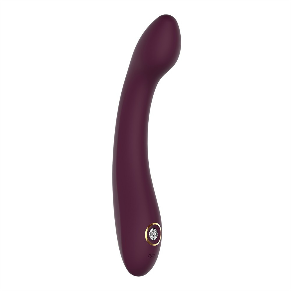 Вібратор для точки G Dream Toys Essentials зі стразами, бордовий, 21,8 × 3,6 см Sex Aura Київ - фото 1