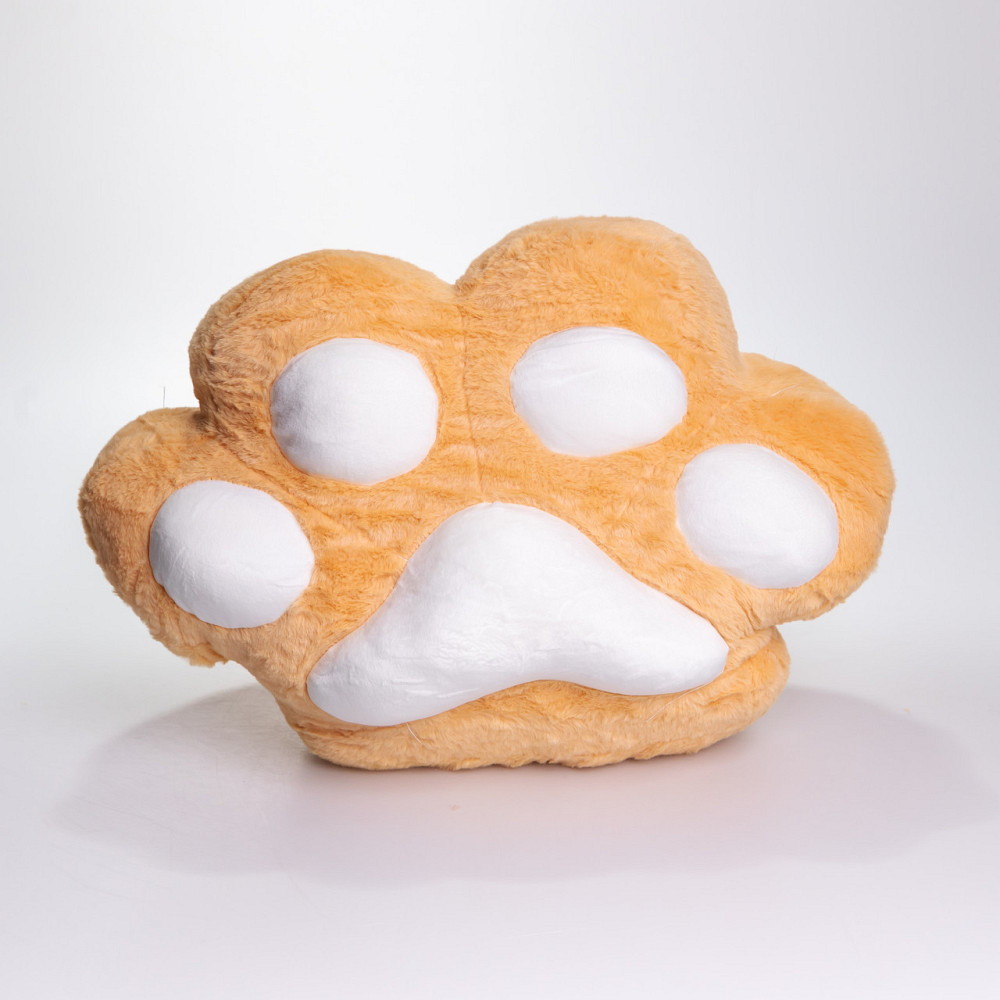 Yiwu М'яка іграшка-подушка з пледом і муфтою 3 в 1 Лапка 40×40×25 (см) Помаранчевий Yiwu 520-18 Коломыя - изображение 1