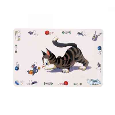 Килимок під миски Trixie Comic Cat 44x28 см (4011905245447) Вінниця