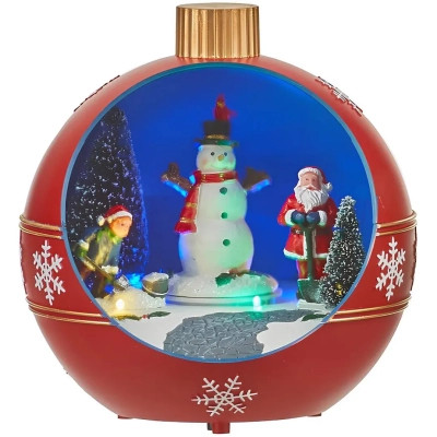 Прикраса декоративна Luville Collectables Куля Новорічна 18.5 х 17 см Червона (8718861435313RED) Вінниця - фото 1