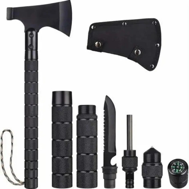 Сокира тактична, набір для виживання 9в1 VT36 туристичний WD-85 Львів - фото 6