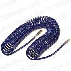 Шланг спіральний для пневмоінструменту 8х12ммх20м (поліуритан) ШП-81220 синій Вінниця