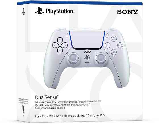 Геймпад бездротовий Sony PlayStation 5 DualSense Chrome Pearl (1000050600) ( 24682 ) Харків