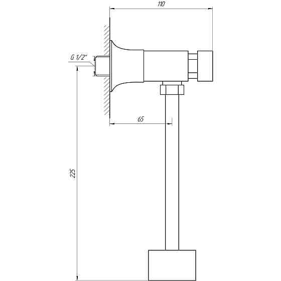 Кран-дозатор для пісуара TREMOLADA ТREMO 316 Киев